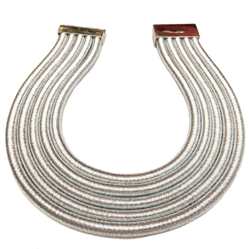 African Geometric Collar Necklace | Bold Statement Torque for Women | Afrocentric