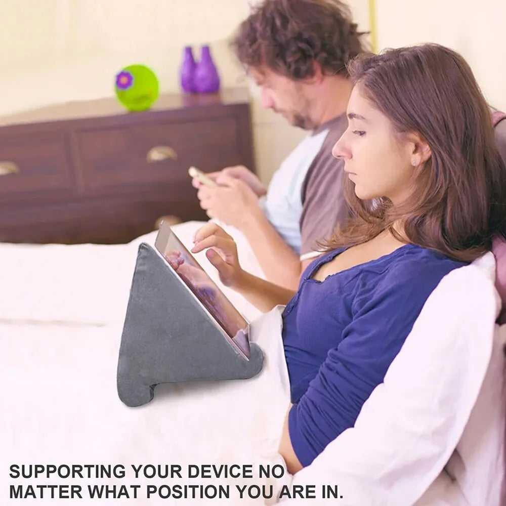 Sponge Pillow Tablet Stand | Bed Mount Holder for iPad, Samsung & Huawei Tablets | Afrocentric
