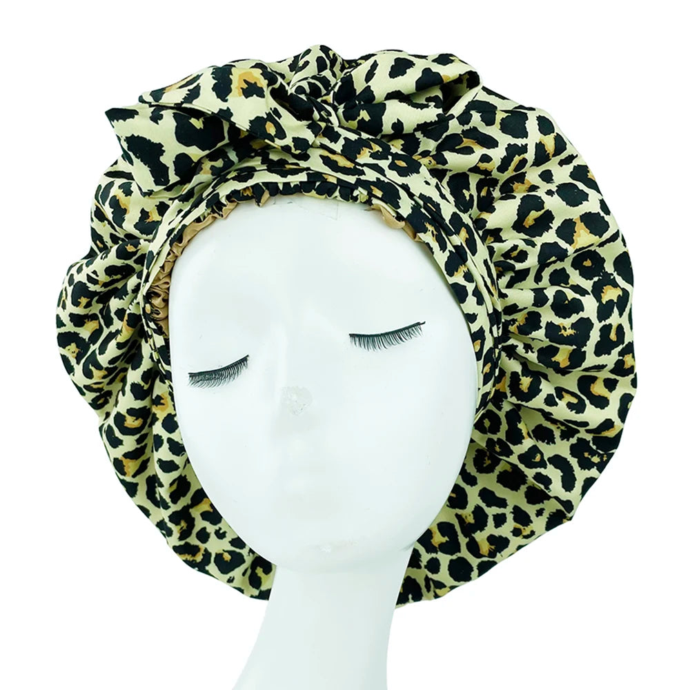 Ankara Print Satin Sleep Bonnet double layer-2 | Afrocentric