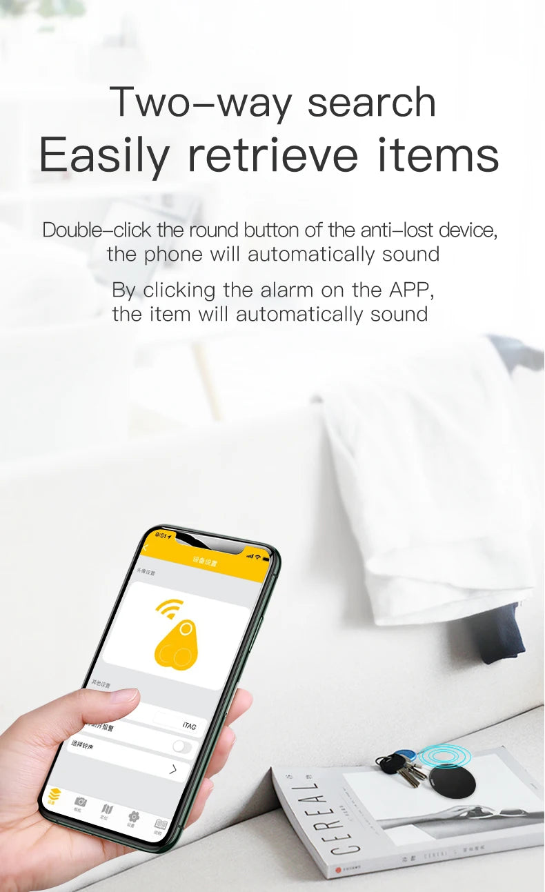 Bluetooth Key & Pet Tracker | Anti-Loss Smart Finder for Keys, Wallet, Pets & More | Afrocentric
