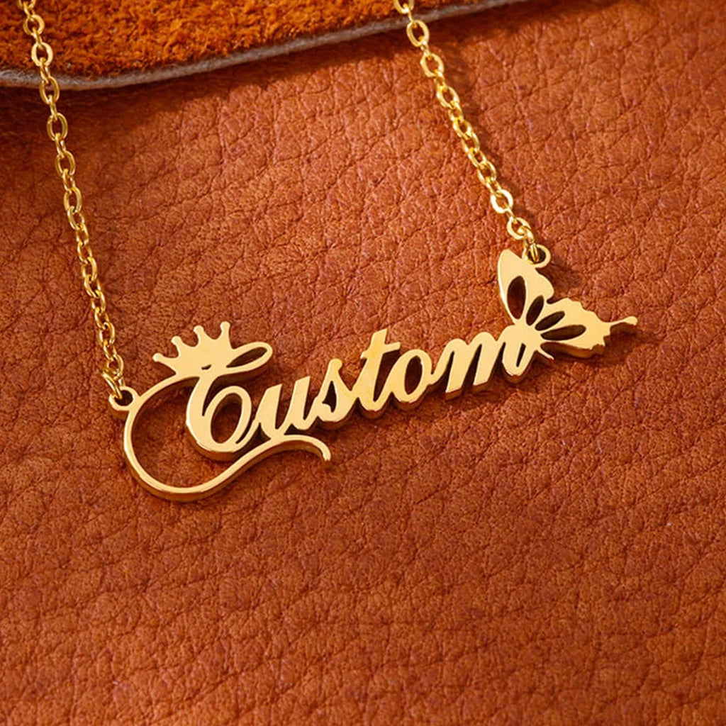 Custom Name Necklace for Women — Personalised Stainless Steel Pendant | Afrocentric