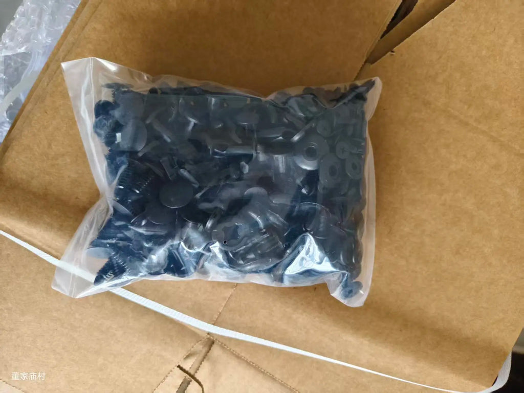Bagged Set of 190 Pcs Car Universal Buckles 6 Models Size Fastener Rivet Clamping Fastener Buckle Car Accessory Abs Material Fixed Screw D190Pcs | Afrocentric