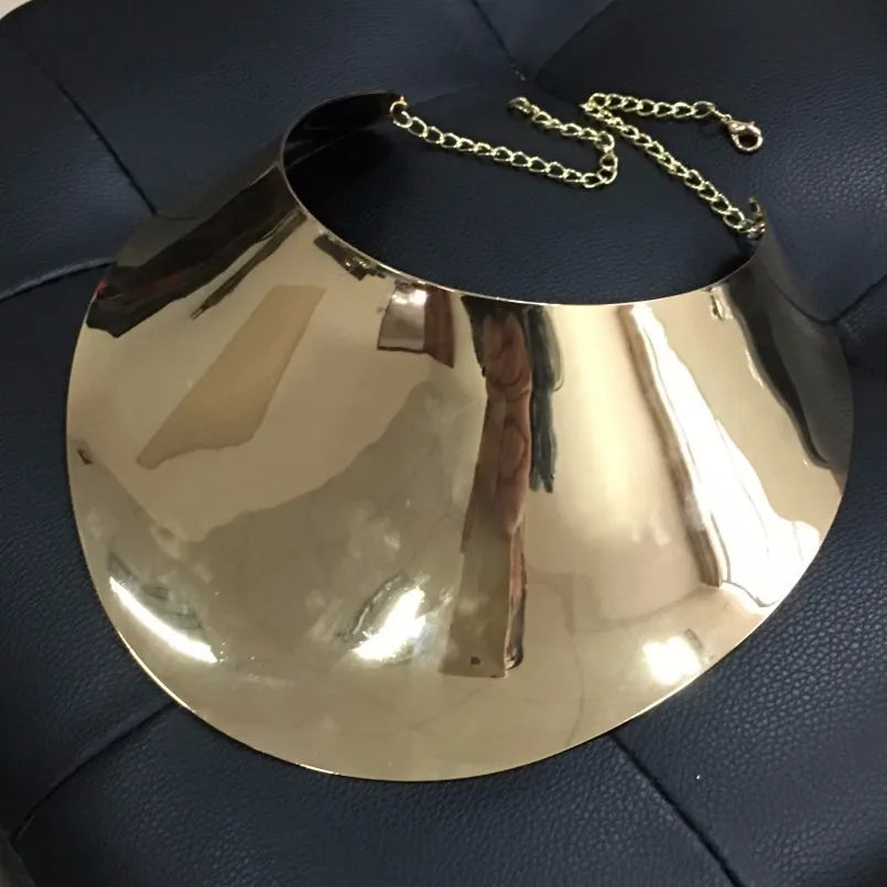 African Geometric Collar Necklace | Bold Statement Torque for Women | Afrocentric