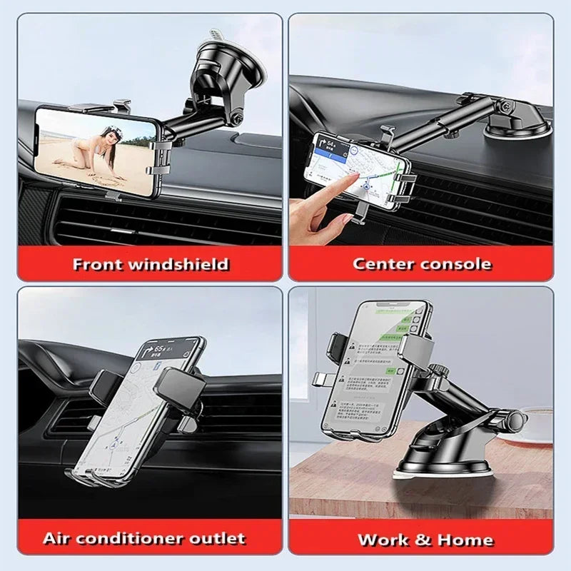 Universal Suction Cup Car Phone Holder Mount Stand for iPhone Samsung Xiaomi Huawei - Mobile Phone Sucker Support Bracket | Afrocentric