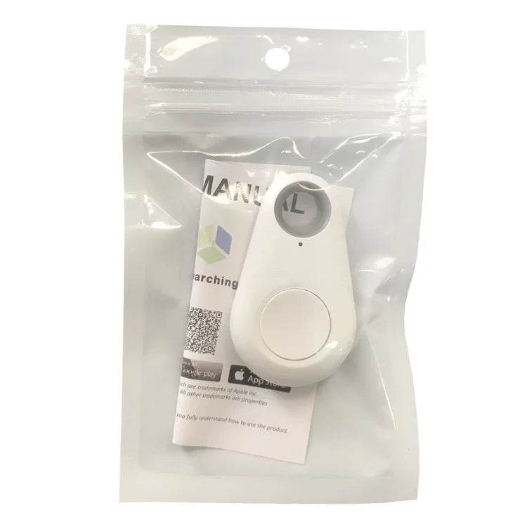 Bluetooth Key & Pet Tracker | Anti-Loss Smart Finder for Keys, Wallet, Pets & More White-B | Afrocentric