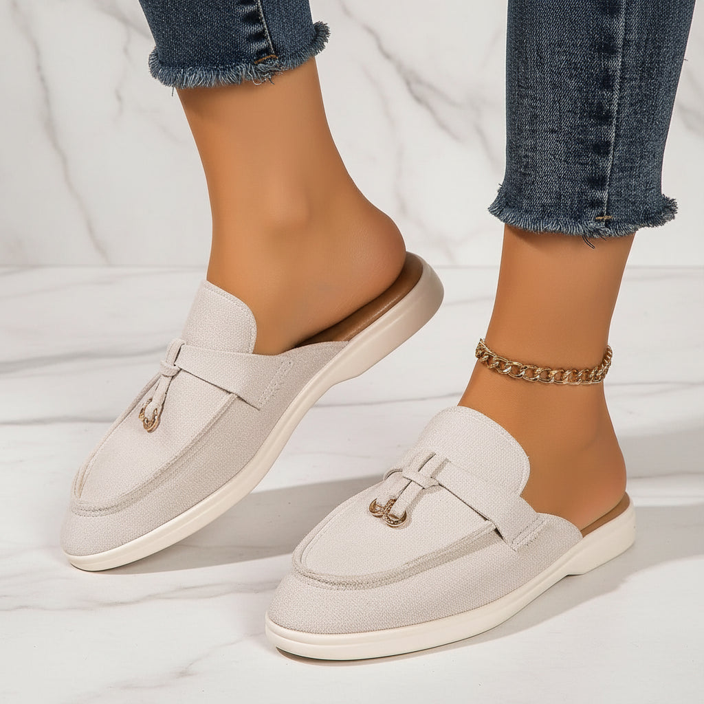 2024 Women's Slip-On Sneakers - Flat Casual Loafers Plus Size Vulcanized Walking Shoes | Afrocentric