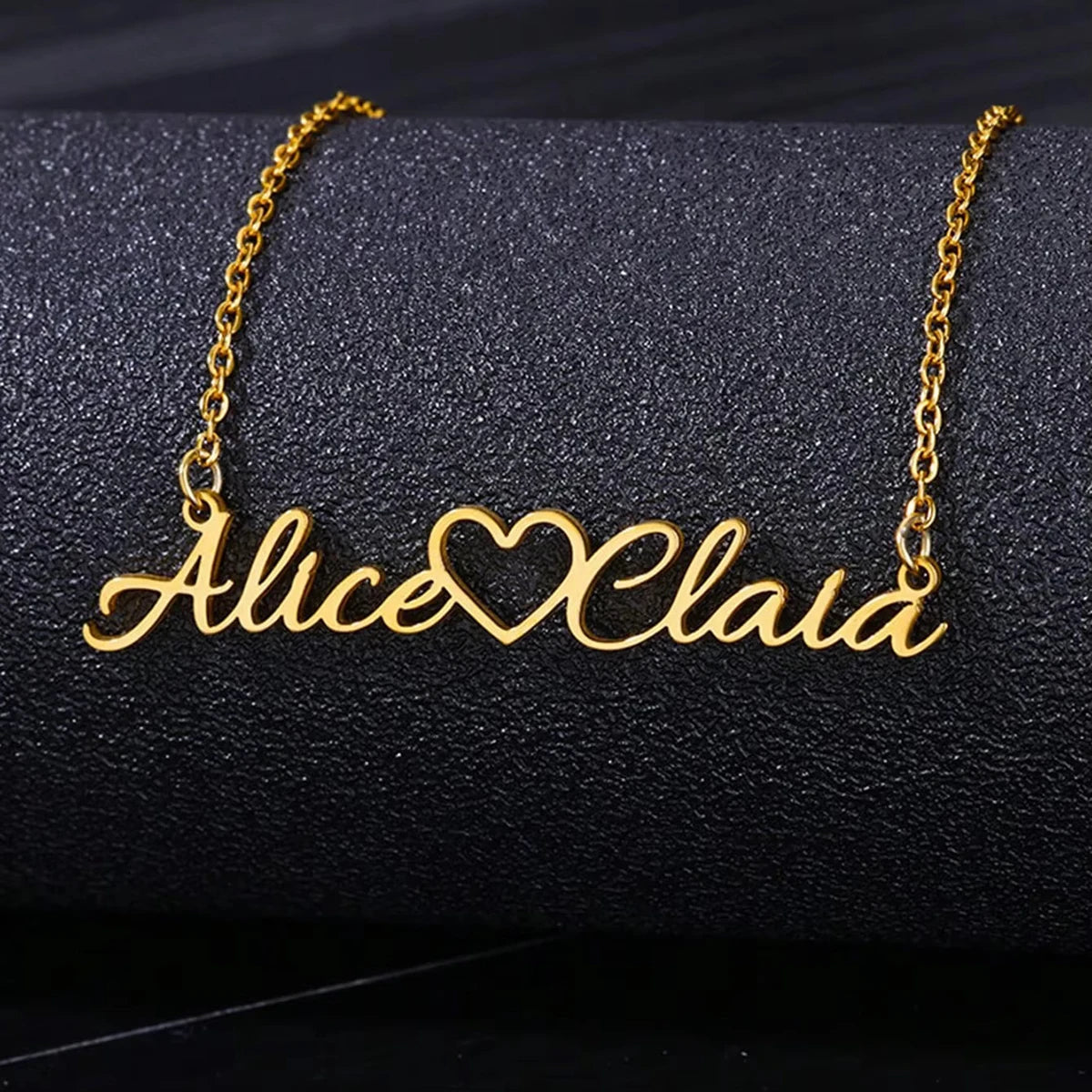 Custom Name Necklace for Women — Personalised Stainless Steel Pendant Style 9 | Afrocentric