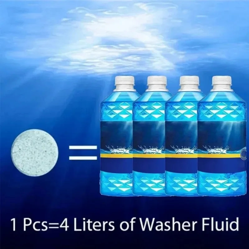 Car Windscreen Cleaner Effervescent Tablets | Concentrated | 10–300 pcs | Afrocentric