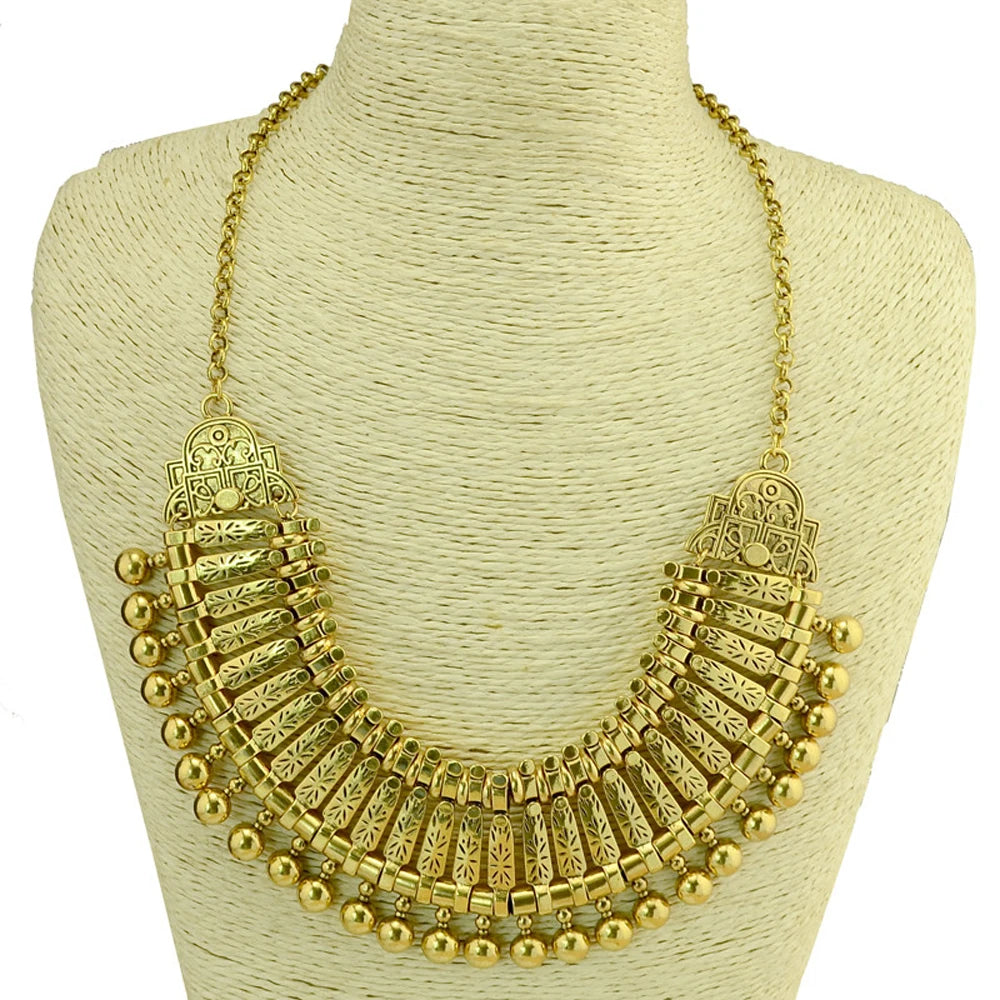 Boho Coin Tassel Choker | Afrocentric