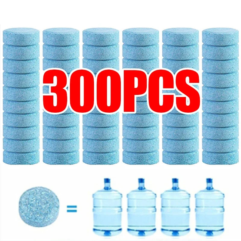 Car Windscreen Cleaner Effervescent Tablets | Concentrated | 10–300 pcs 300pcs | Afrocentric