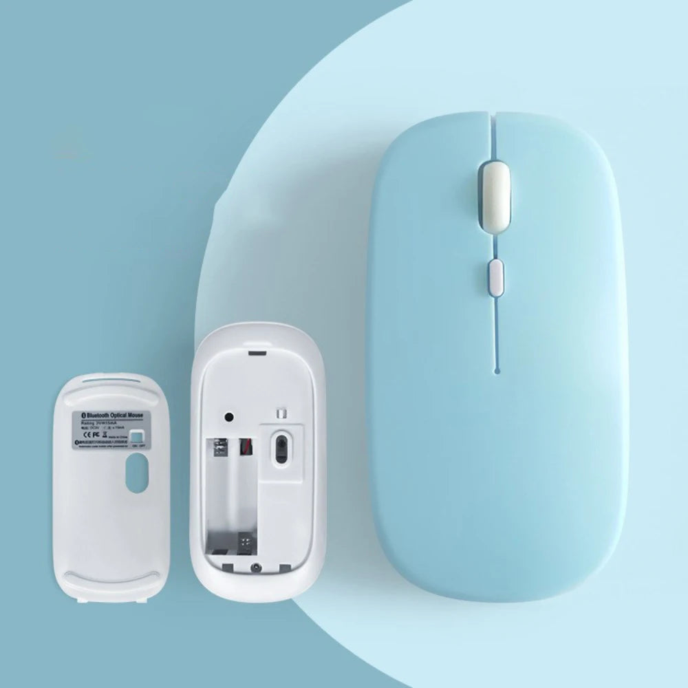 Silent Bluetooth Mouse | Wireless Noiseless Optical Mouse for Laptop & iPad | Afrocentric