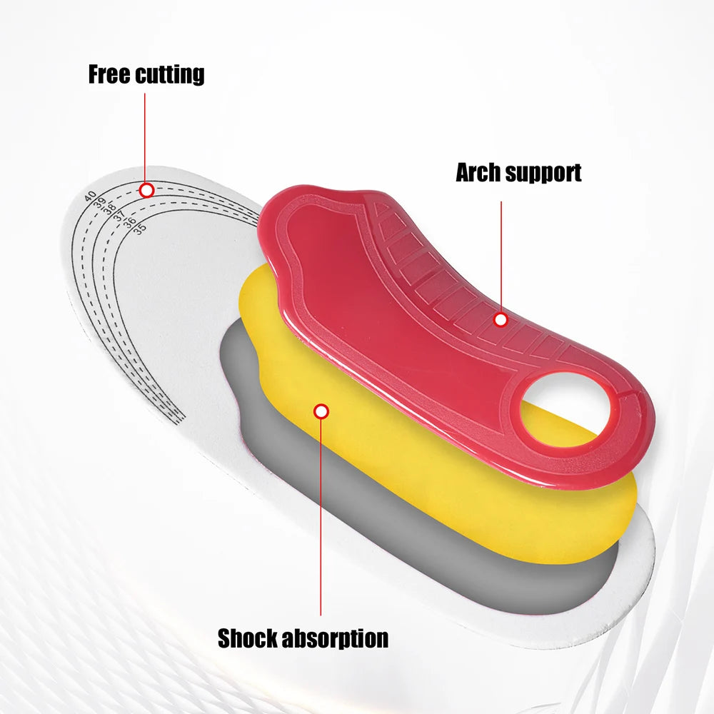 Orthopedic Arch Support Insoles | EVA Cushioning for Flat Feet, Sports & Everyday Comfort | Afrocentric