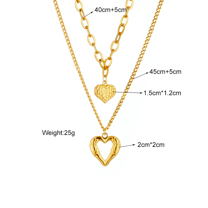 Multilayer Coin Pendant Necklace | Layered Chain for Women | Afrocentric