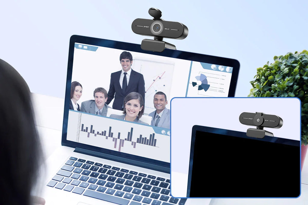 4K Webcam | EMEET C60E Autofocus USB Camera for Video Calls & Streaming | Afrocentric