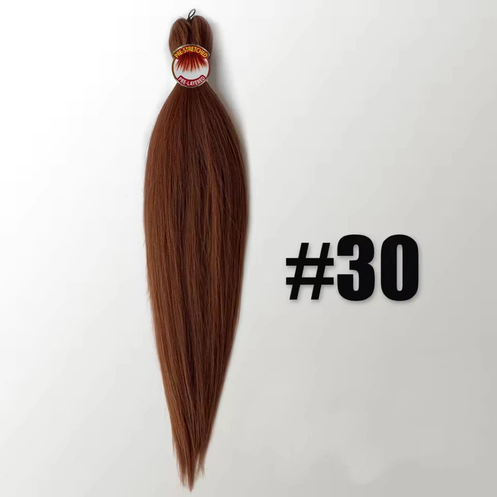 Sensationnel Pre-Stretched Braiding Hair #30 4Pcs Lot