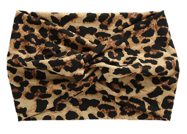 Wide Sports Headband | Elastic Yoga & Workout Hair Band for Women 15 | Afrocentric