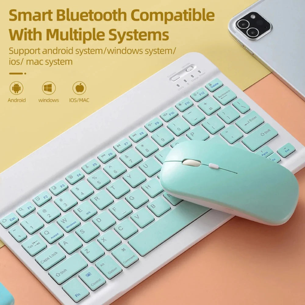 Silent Bluetooth Mouse | Wireless Noiseless Optical Mouse for Laptop & iPad | Afrocentric