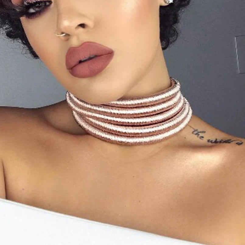 African Geometric Collar Necklace | Bold Statement Torque for Women | Afrocentric