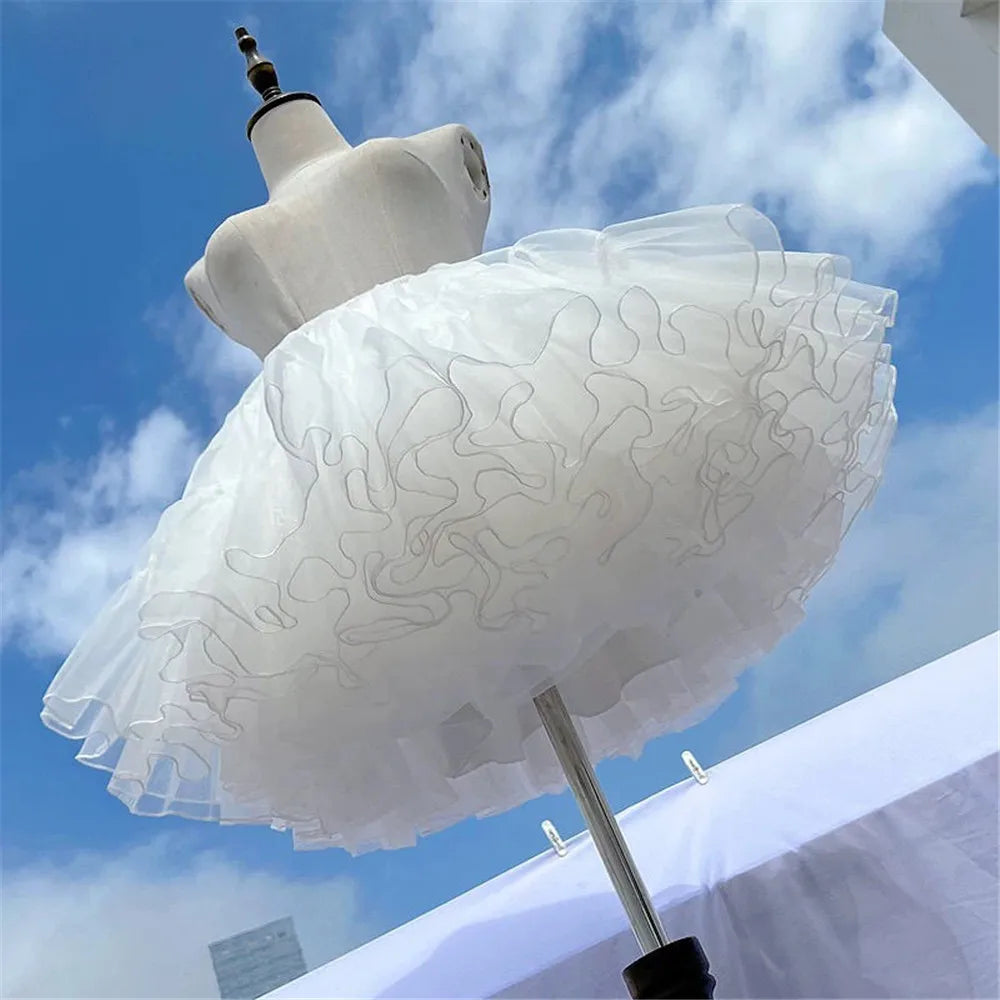 Multi-layer Ruffled Petticoats for Women - Fluffy Bubble Skirt Crinoline Underskirt | Afrocentric