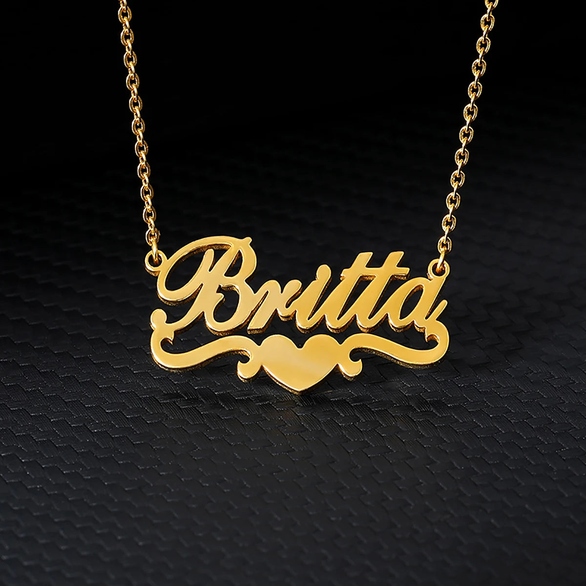 Custom Name Necklace for Women — Personalised Stainless Steel Pendant Style 6 | Afrocentric