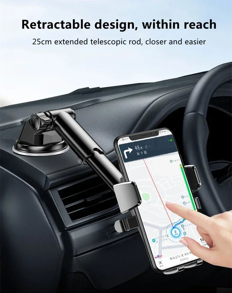 Universal Suction Cup Car Phone Holder Mount Stand for iPhone Samsung Xiaomi Huawei - Mobile Phone Sucker Support Bracket | Afrocentric