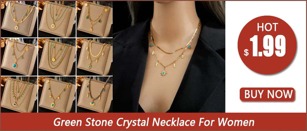 Gold Water Drop Tassel Jewelry Set | Necklace & Earrings for Women | Afrocentric