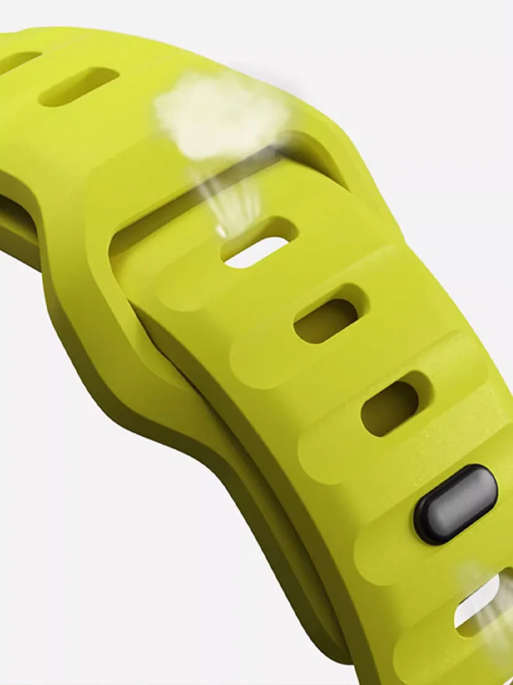 Silicone Sport Band for Apple Watch | Soft Rubber Strap for All Series & Ultra | Afrocentric