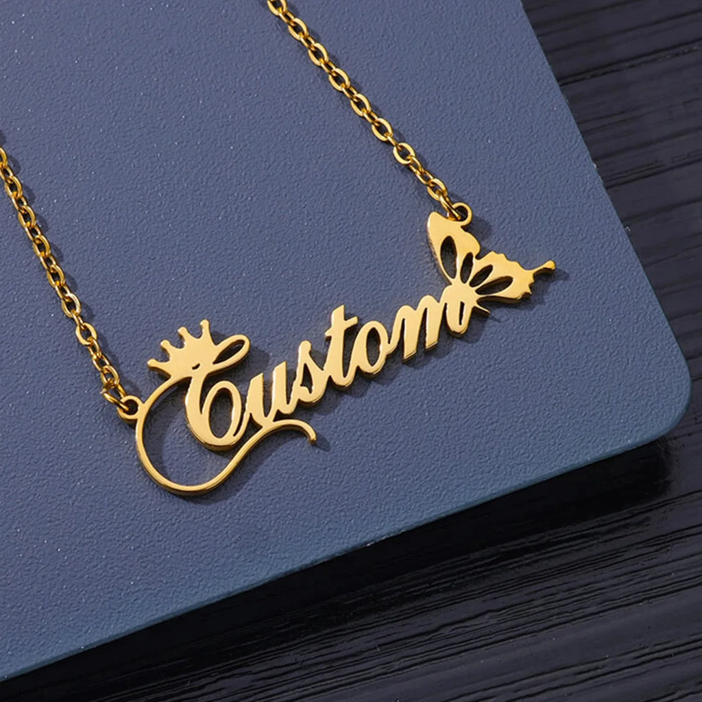 Custom Name Necklace for Women — Personalised Stainless Steel Pendant | Afrocentric