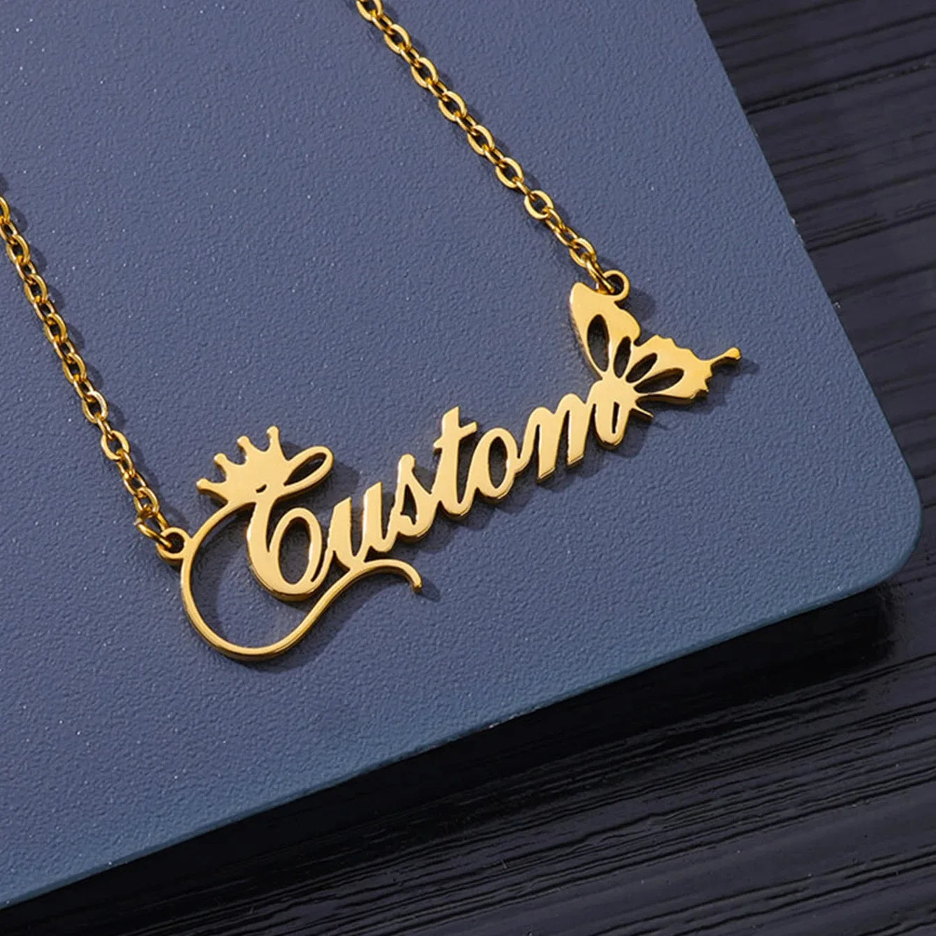 Custom Name Necklace for Women — Personalised Stainless Steel Pendant | Afrocentric