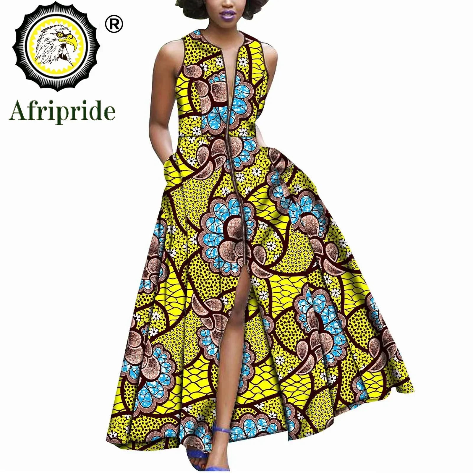 2026 African Dresses for Women Dashiki Print Plus Size Spring&Summer Slim Fit Party Wedding Mini Skirt S1925024 619-6 | Afrocentric