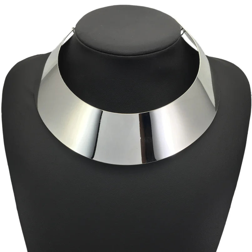 African Geometric Collar Necklace | Bold Statement Torque for Women | Afrocentric