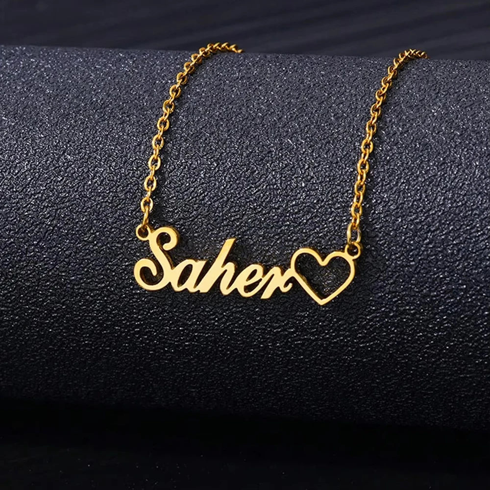 Custom Name Necklace for Women — Personalised Stainless Steel Pendant Style 14 | Afrocentric