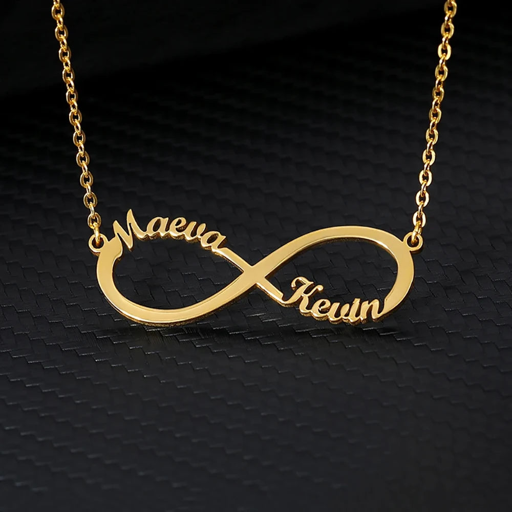 Custom Name Necklace for Women — Personalised Stainless Steel Pendant Style 12 | Afrocentric