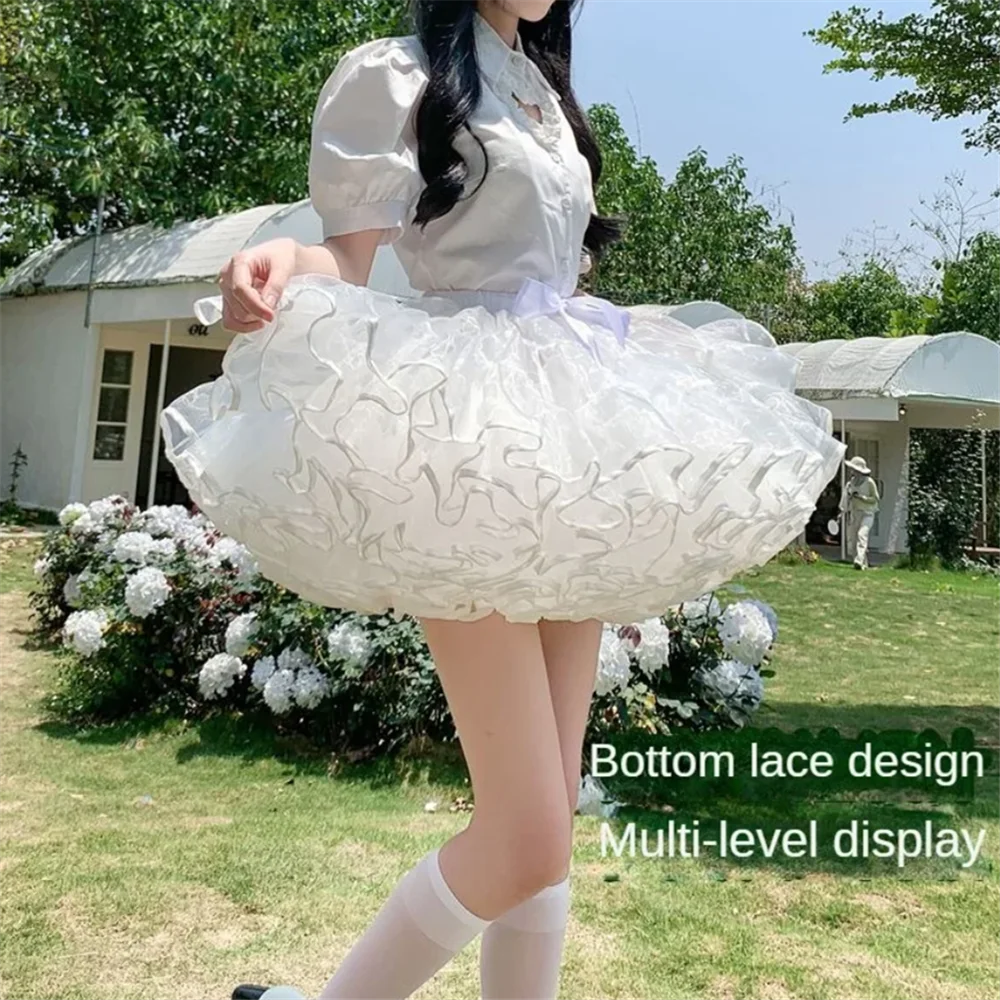 Multi-layer Ruffled Petticoats for Women - Fluffy Bubble Skirt Crinoline Underskirt | Afrocentric