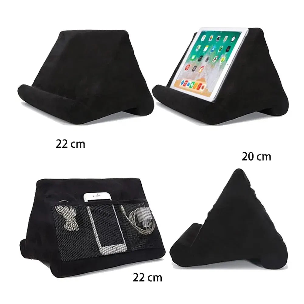 Sponge Pillow Tablet Stand | Bed Mount Holder for iPad, Samsung & Huawei Tablets | Afrocentric