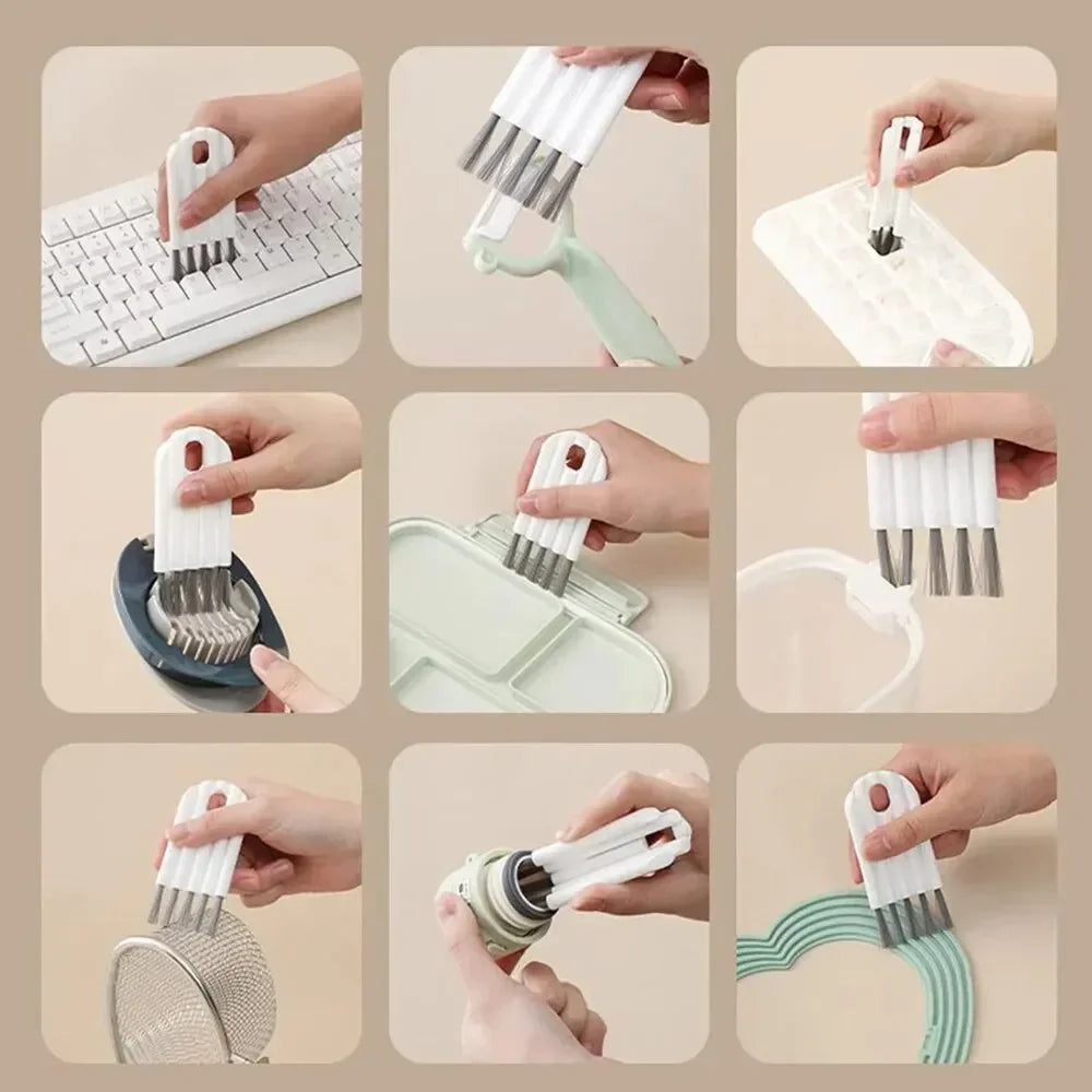 Multifunctional Flexible Gap Brush, Multi-Function Computer Cleaning Brush,Soft Brush Keyboard Cleaner, Household Cleaning Tool | Afrocentric