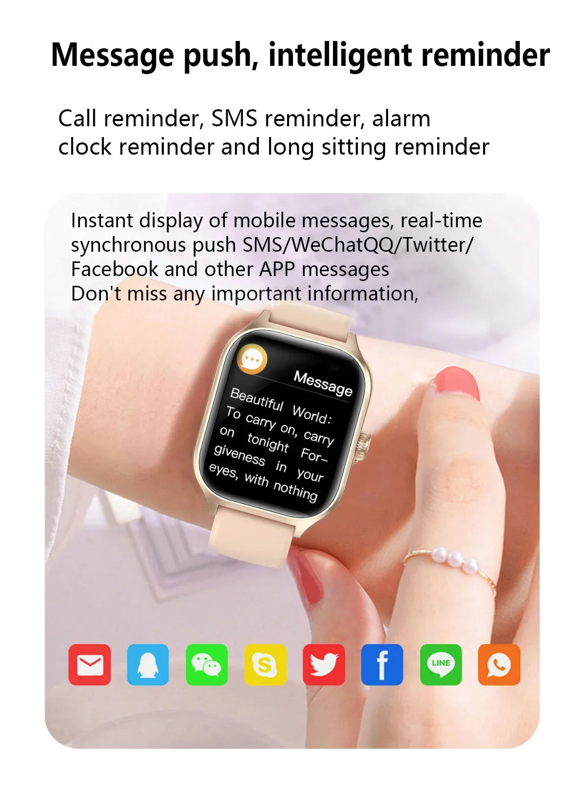 Smart Fitness Watch | Bluetooth Call, Heart Rate, Sleep Tracker & 2.01" Display | Afrocentric