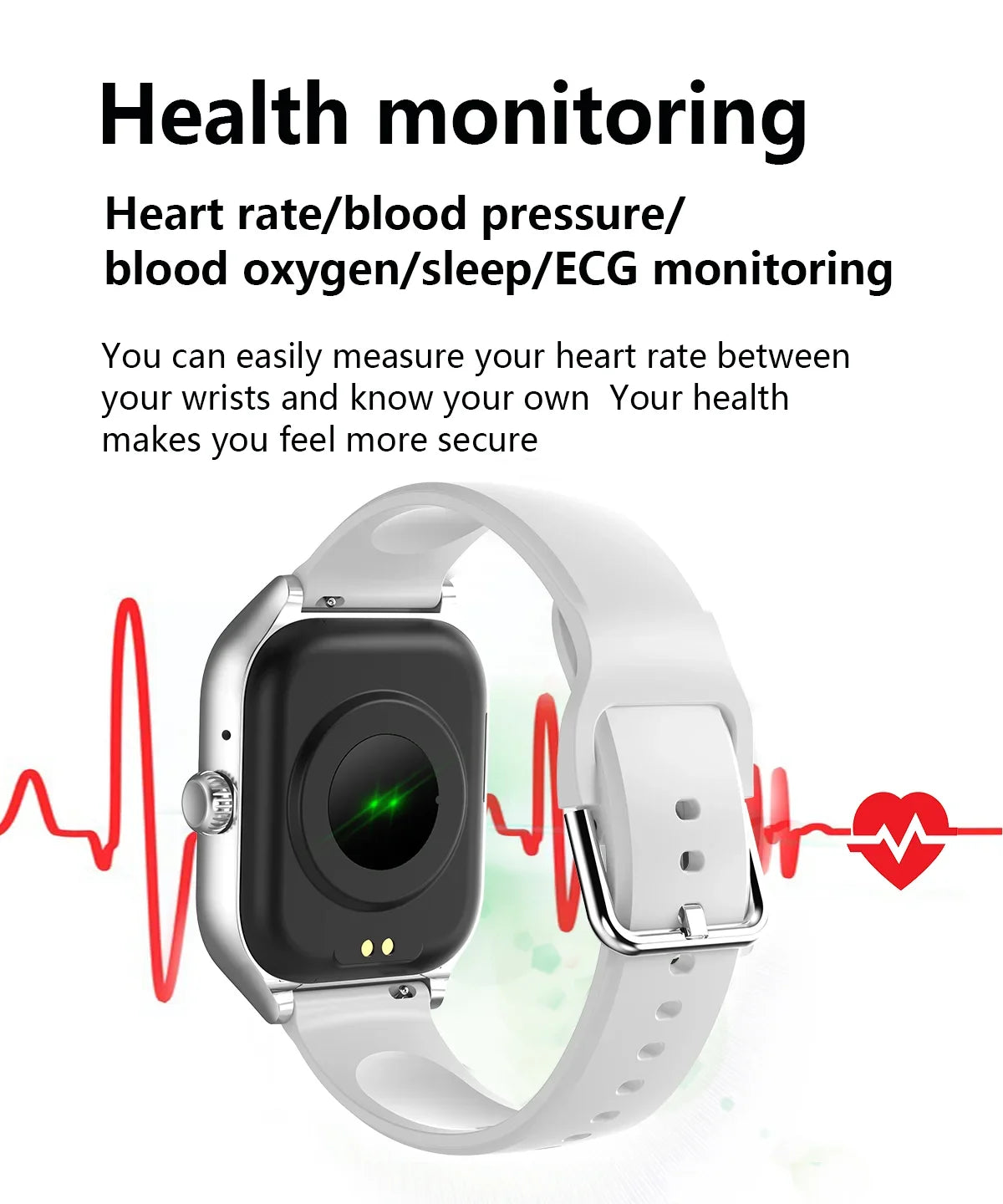 Smart Fitness Watch | Bluetooth Call, Heart Rate, Sleep Tracker & 2.01" Display | Afrocentric