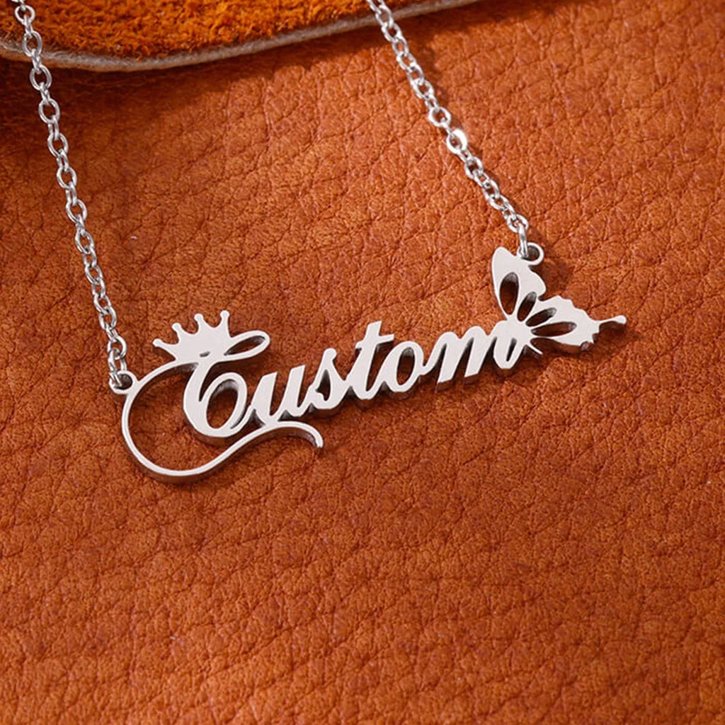 Custom Name Necklace for Women — Personalised Stainless Steel Pendant | Afrocentric