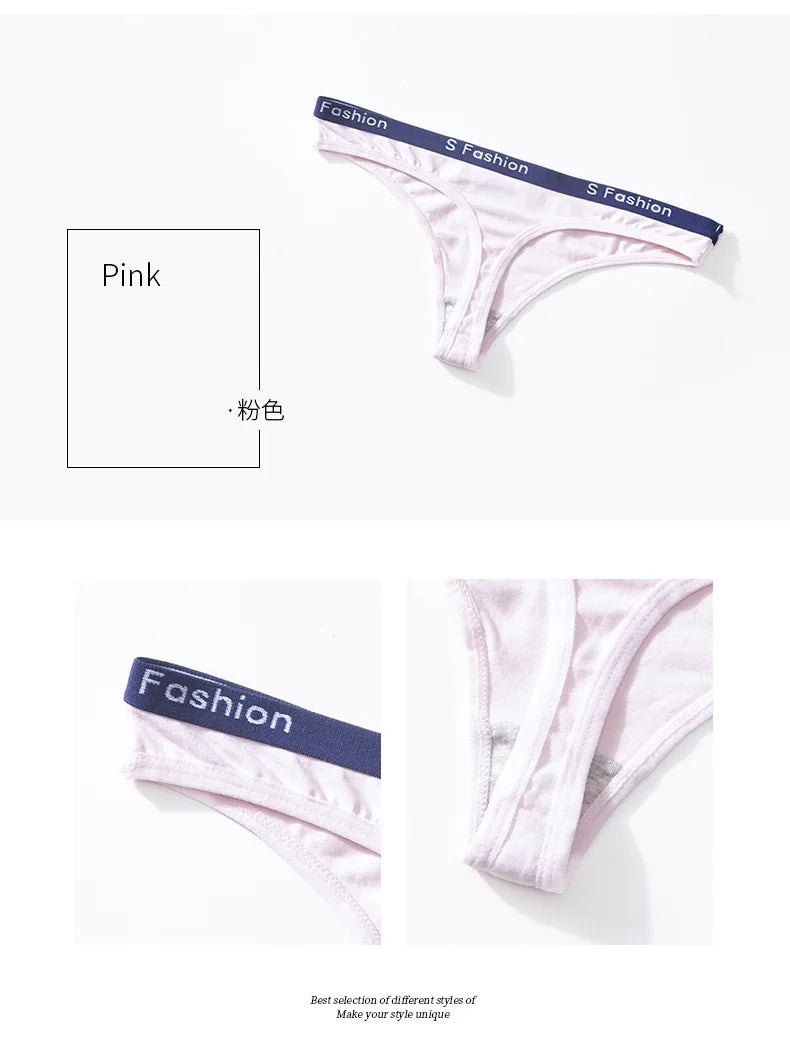 Women's Low-Waist Cotton Thong Panties | Soft & Comfortable | M–XL | Afrocentric