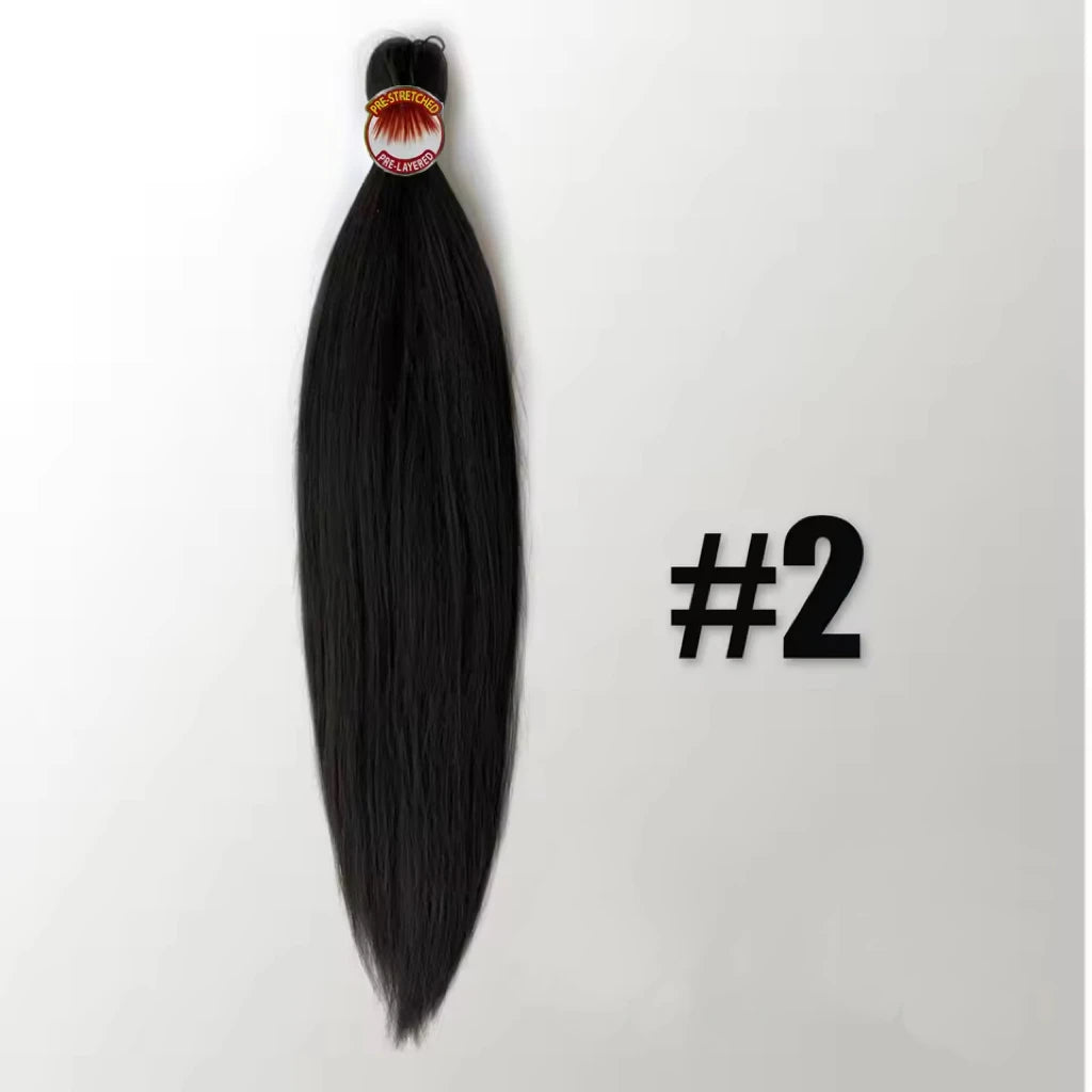 Sensationnel Pre-Stretched Braiding Hair #2 4Pcs Lot