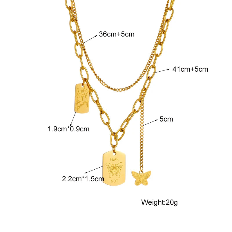 Multilayer Coin Pendant Necklace | Layered Chain for Women | Afrocentric