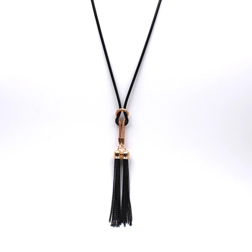 Tassel Sweater Chain Necklace | Afrocentric