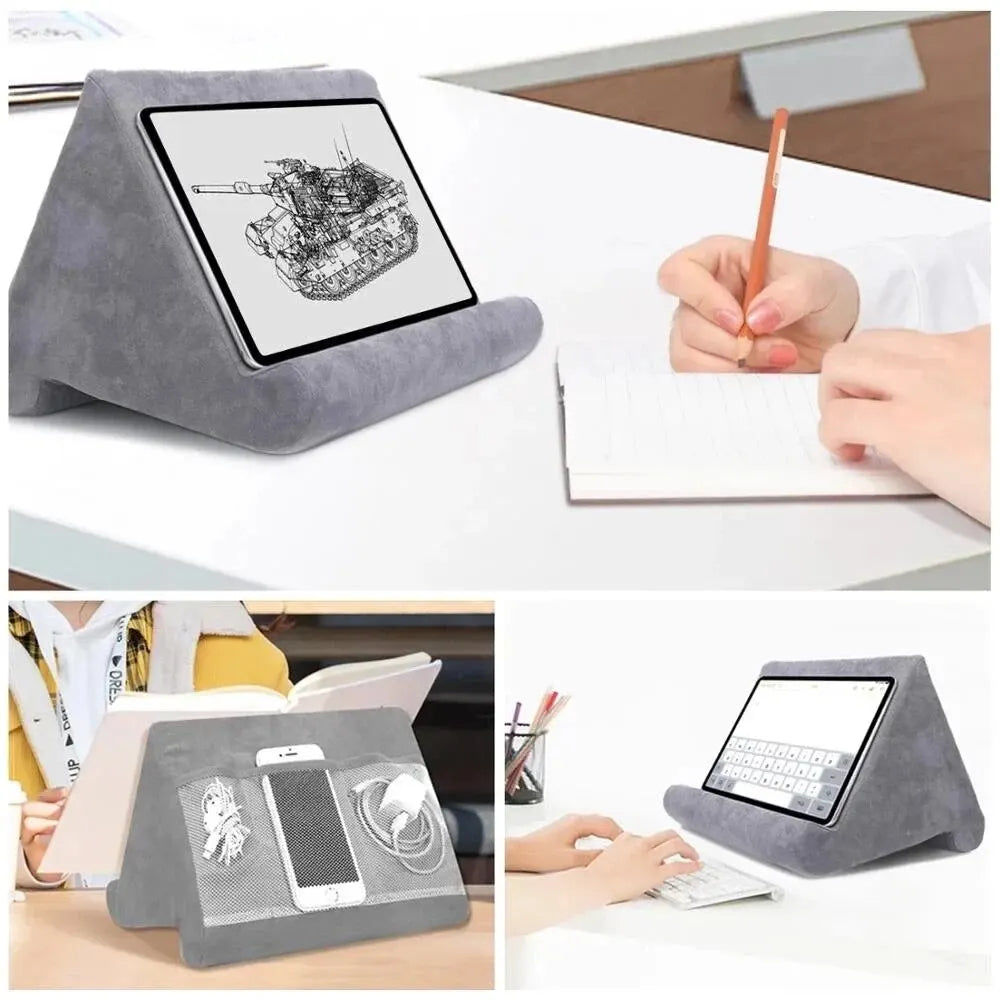 Sponge Pillow Tablet Stand | Bed Mount Holder for iPad, Samsung & Huawei Tablets | Afrocentric