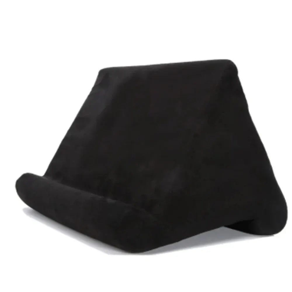 Sponge Pillow Tablet Stand | Bed Mount Holder for iPad, Samsung & Huawei Tablets Black | Afrocentric