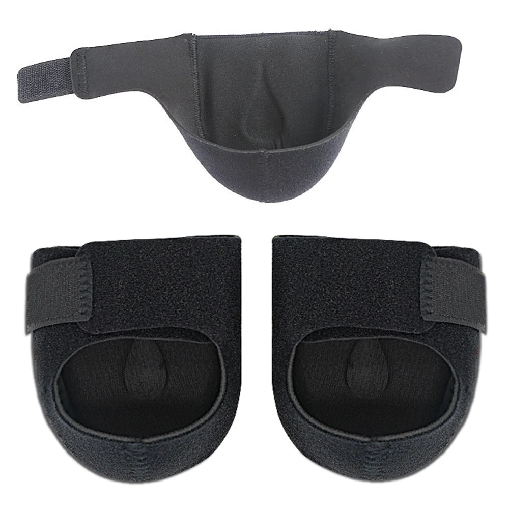 Plantar Fasciitis Heel Spur Support Insoles - U-Shaped Silicone Gel Heel Cups for Pain Relief | Afrocentric
