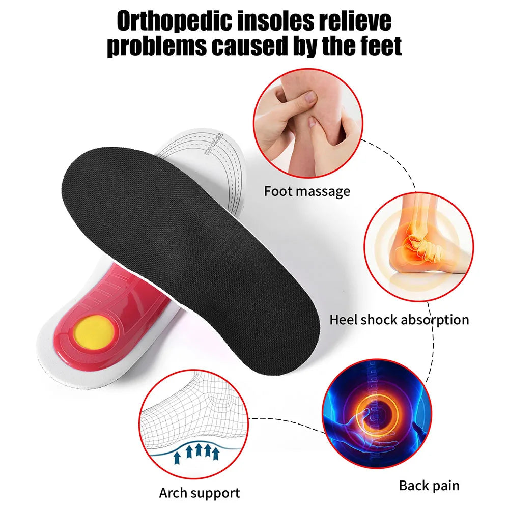Orthopedic Arch Support Insoles | EVA Cushioning for Flat Feet, Sports & Everyday Comfort | Afrocentric