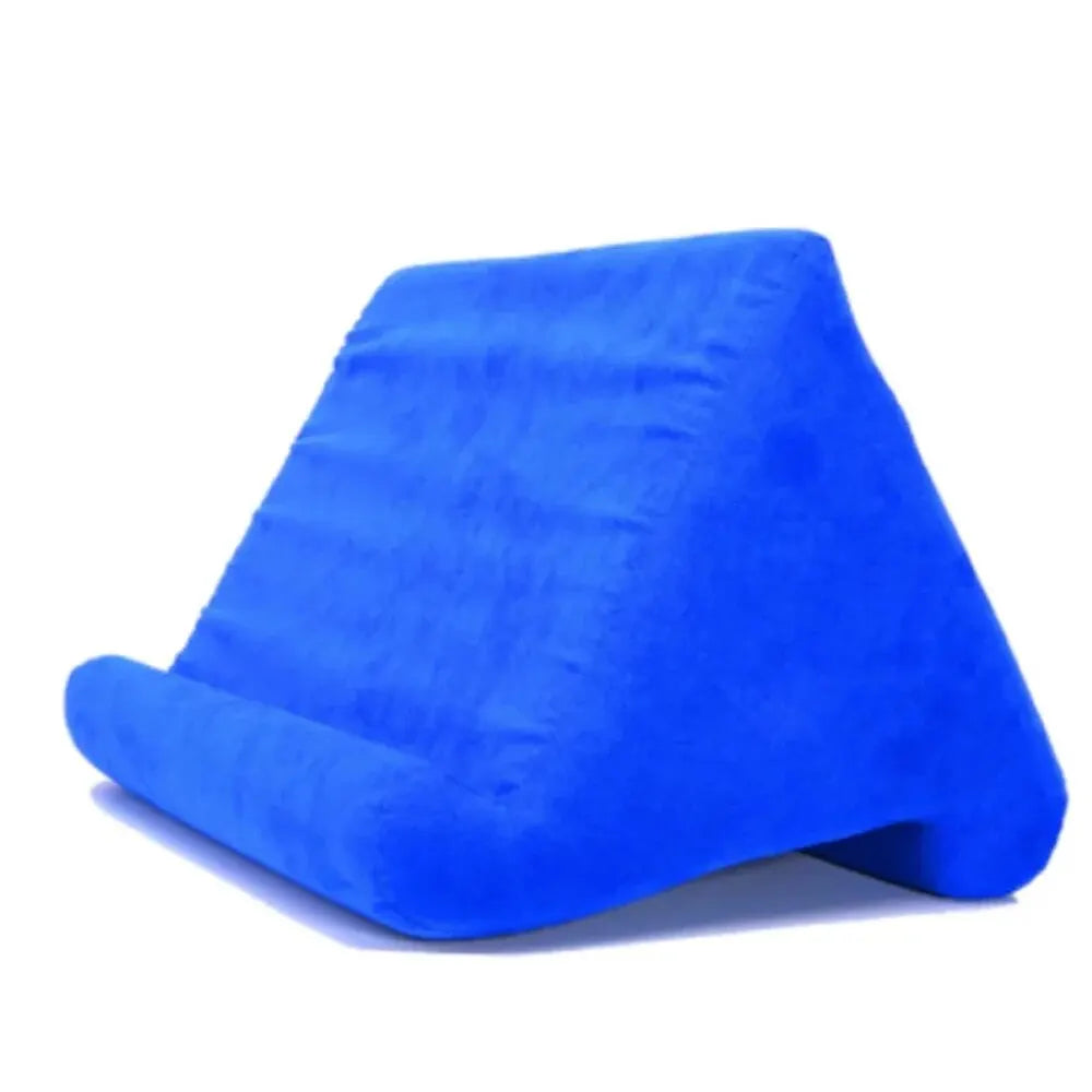 Sponge Pillow Tablet Stand | Bed Mount Holder for iPad, Samsung & Huawei Tablets Blue | Afrocentric