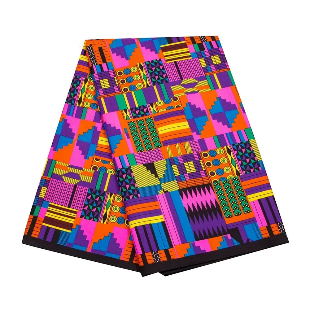 Ankara Prints African Dress Africa Prints Dimensions Handsewing Textile Veritable Wax Fan Pattern Vibrant Ankara Prints China Mainland | Afrocentric