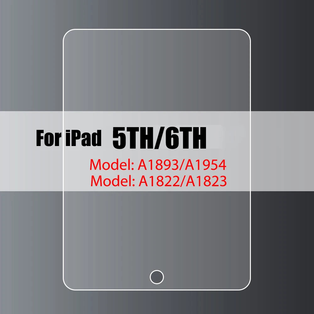 iPad Tempered Glass Screen Protector | 9H Hardness | Multi-Model To iPad 5th 6th 9.7 China Mainland | Afrocentric